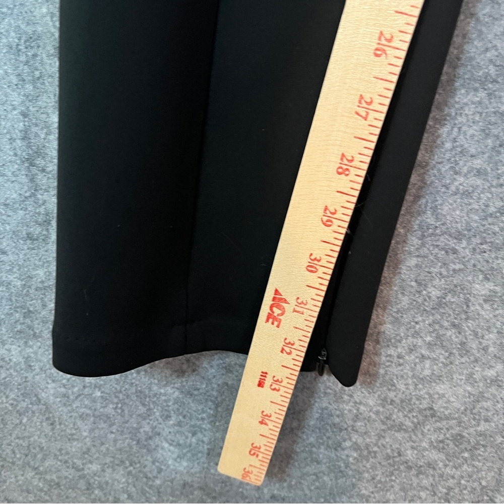 GOOD AMERICAN Good Waist Scuba Ankle Zippers Pant Slacks Black Size 1 (Small) - Picture 12 of 15